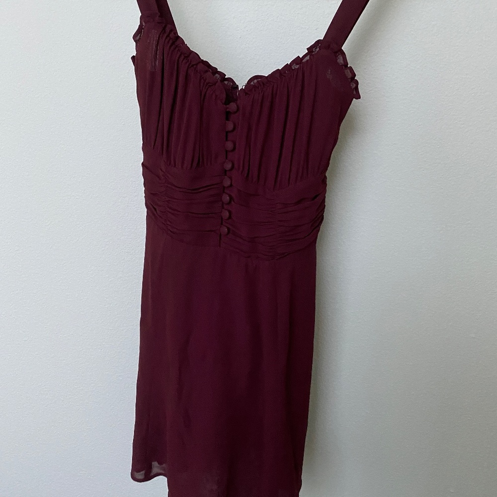 Maroon Reformation Dress 0